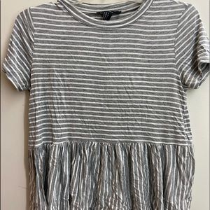 loose striped casual top